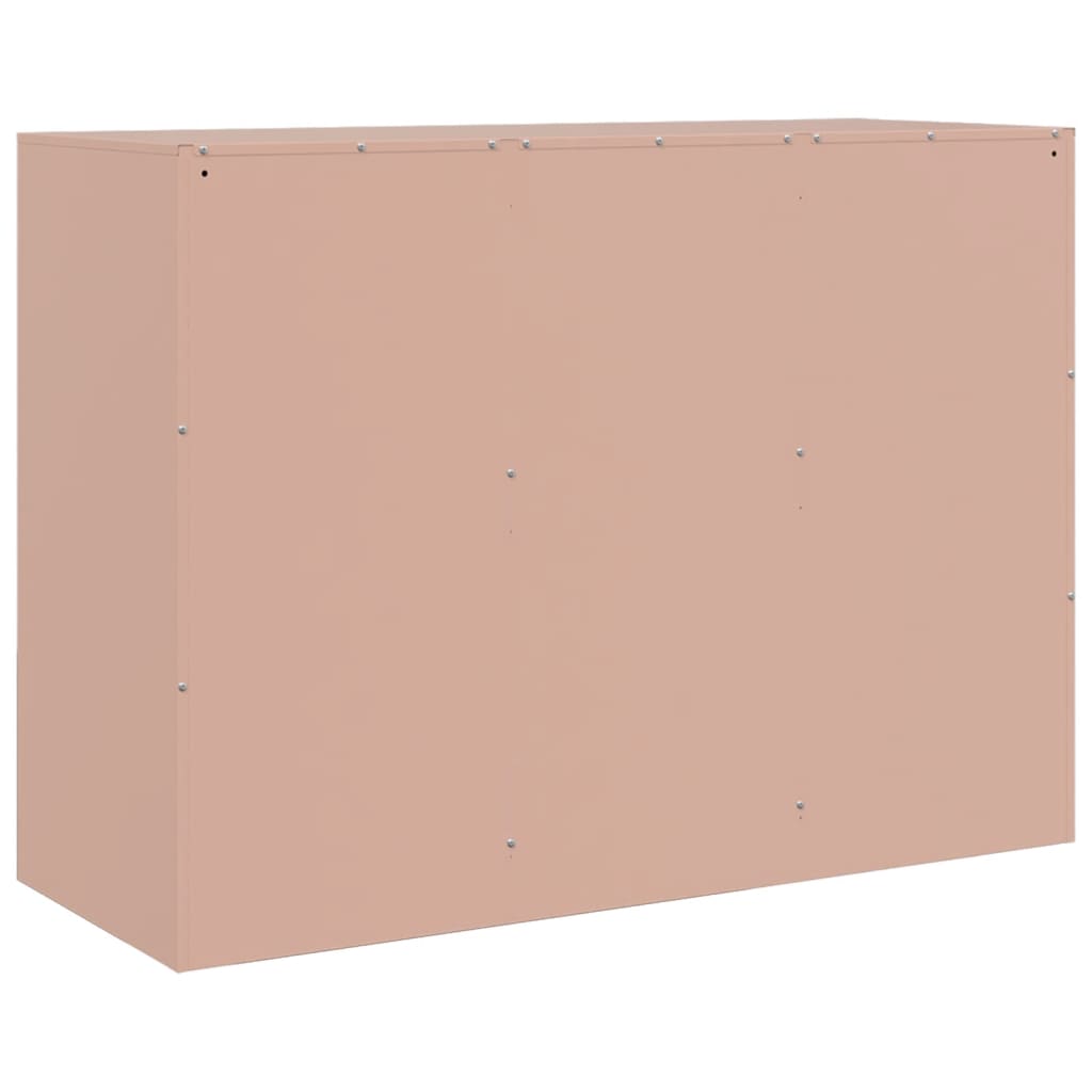 Skjenk rosa 99x39x73 cm stål