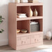 Highboard rosa 67x39x95 cm stål