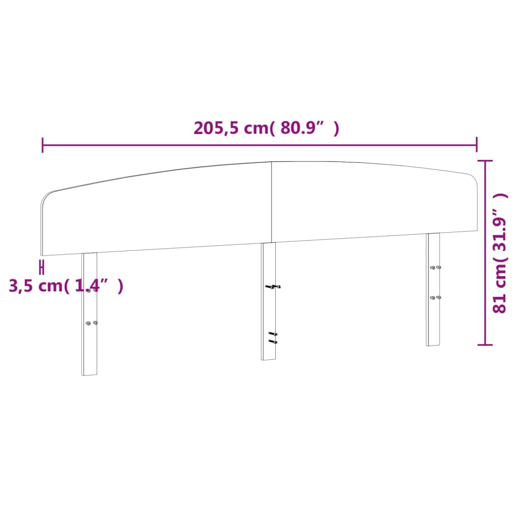 Hodegavl 200 cm heltre furu