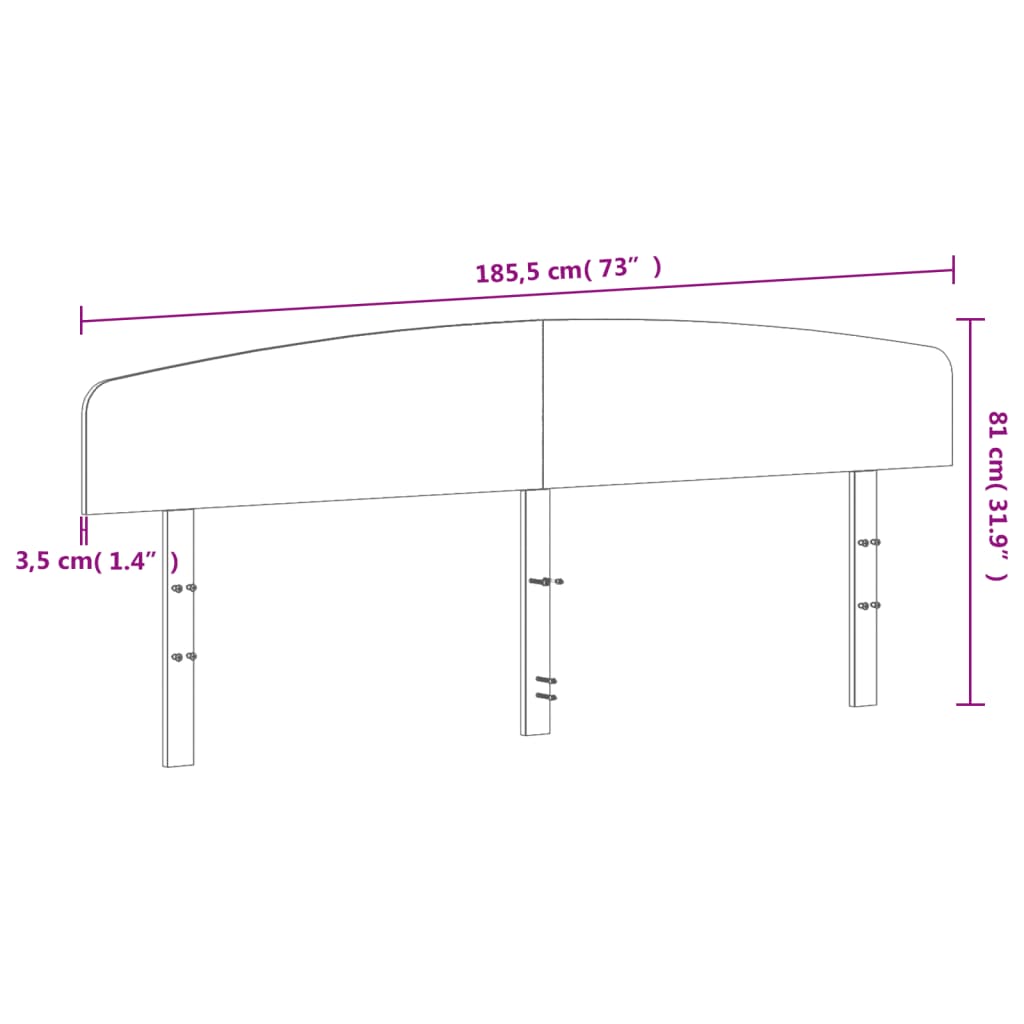 Hodegavl 180 cm heltre furu