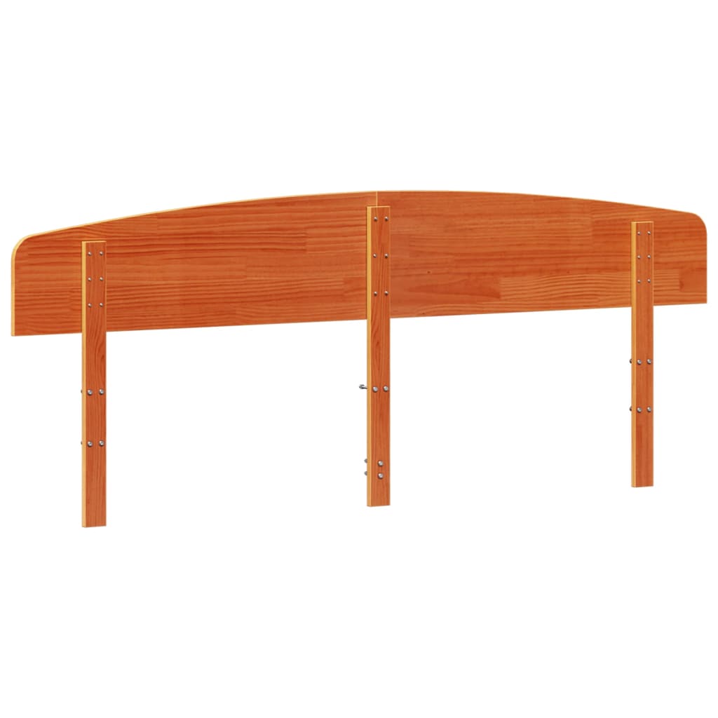 Hodegavl voksbrun 180 cm heltre furu