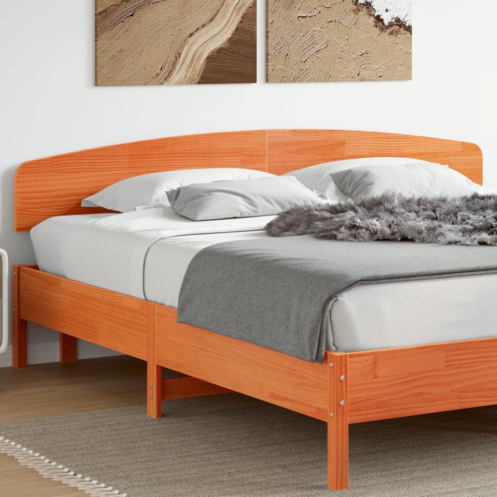 Hodegavl voksbrun 180 cm heltre furu