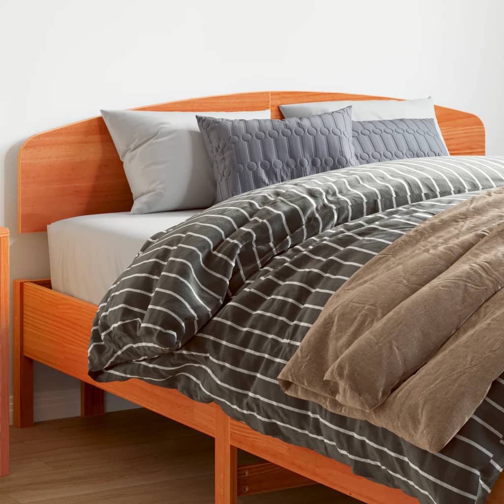 Hodegavl voksbrun 150 cm heltre furu