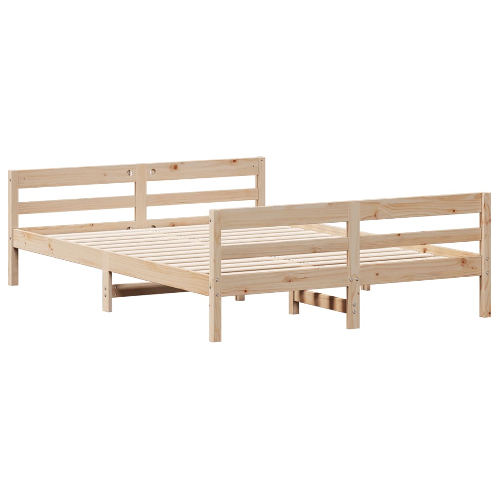Sengeramme uten madrass 120x200 cm heltre furu