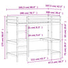 Køyeseng med skrivebord hvit 100x200 cm heltre furu