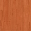 Køyeseng med skrivebord voksbrun 90x200 cm heltre furu