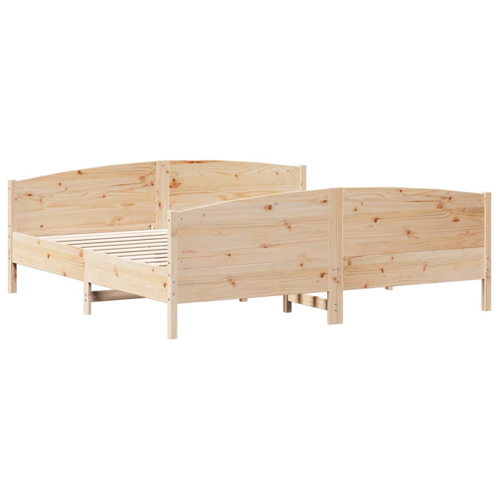 Sengeramme uten madrass 180x200 cm heltre furu