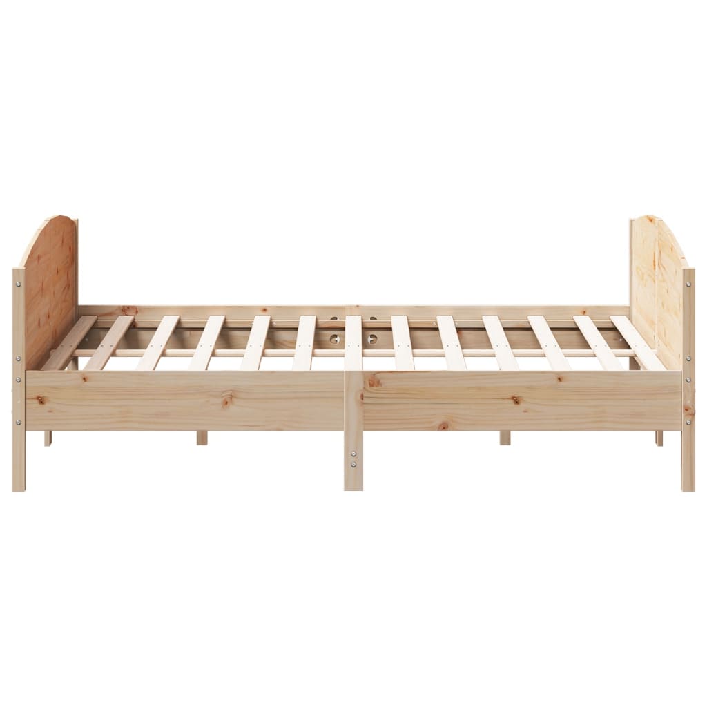 Sengeramme uten madrass 180x200 cm heltre furu