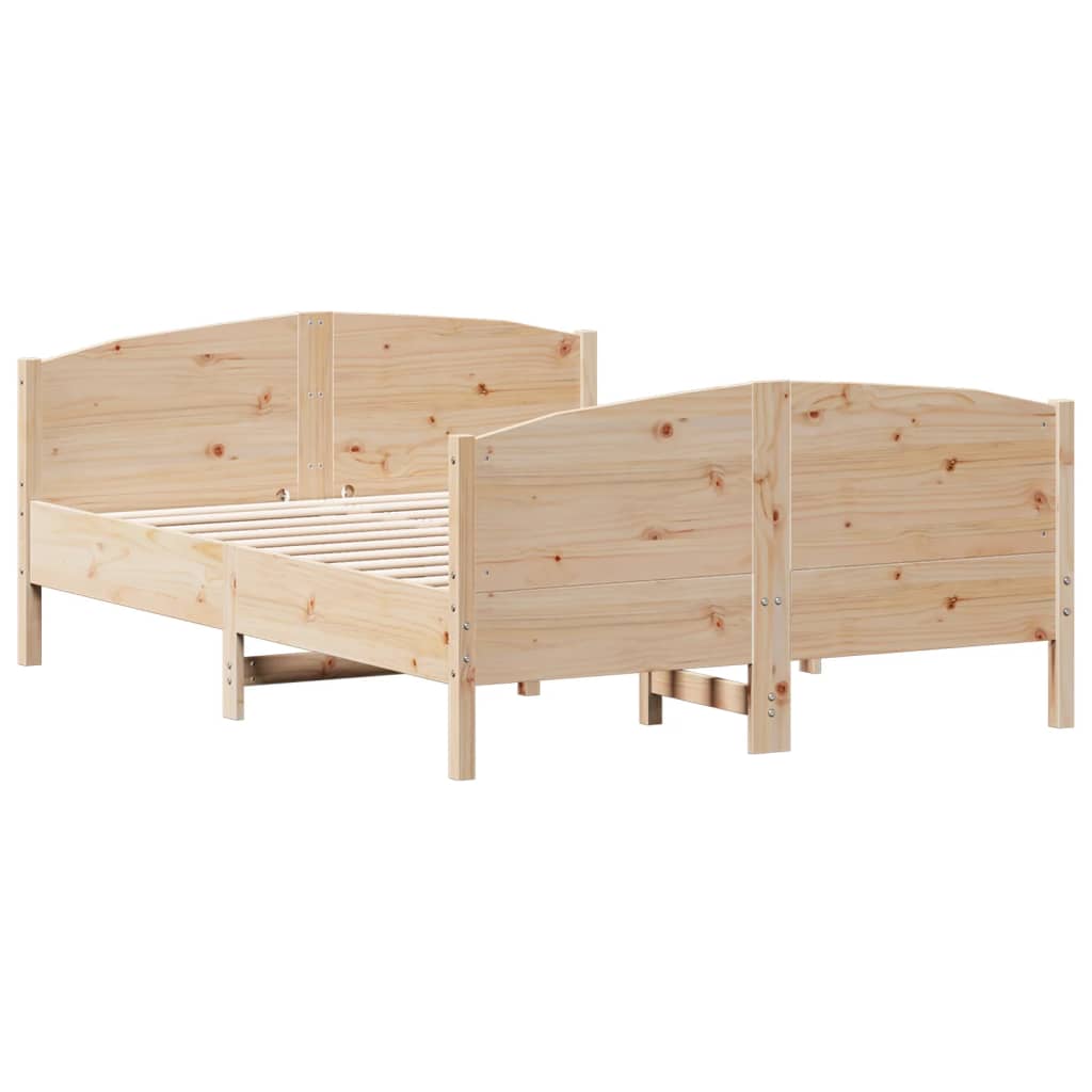 Sengeramme uten madrass 140x190 cm heltre furu