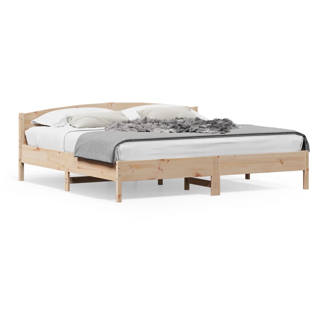 Sengeramme uten madrass 180x200 cm heltre furu