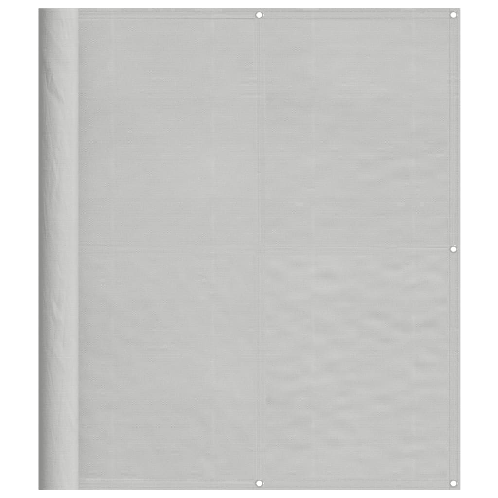 Balkongskjerm lysegrå 120x500 cm 100% polyester oxford