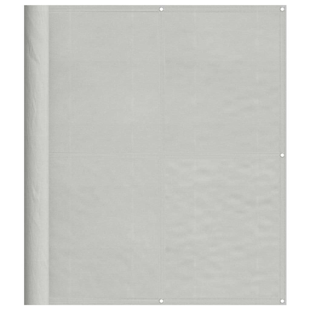 Balkongskjerm lysegrå 120x700 cm 100% polyester oxford
