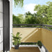 Balkongskjerm sand 75x300 cm 100% polyester oxford