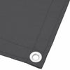 Balkongskjerm antrasitt 75x1000 cm 100% polyester oxford