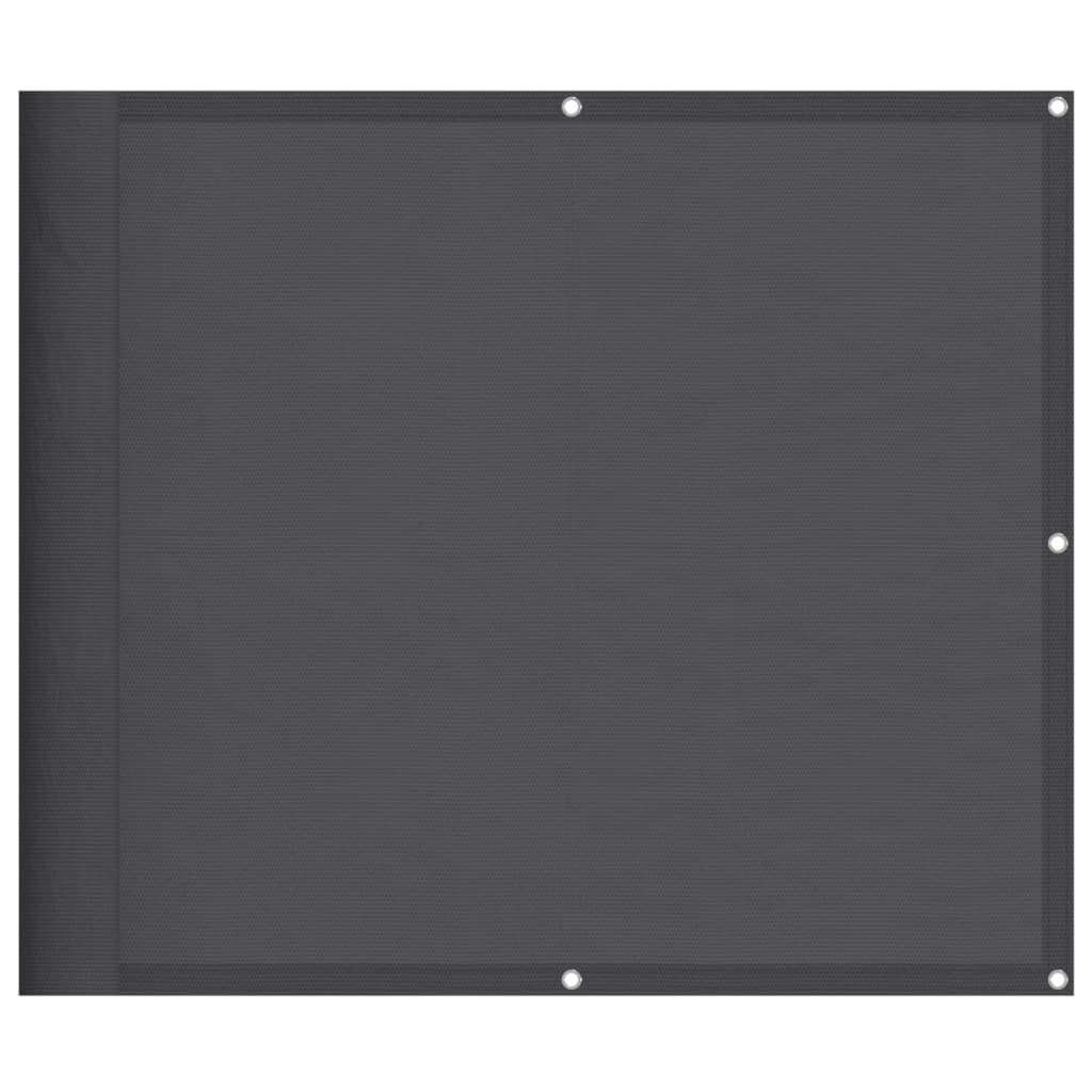 Balkongskjerm antrasitt 90x800 cm 100% polyester oxford