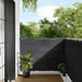 Balkongskjerm antrasitt 120x700 cm 100% polyester oxford vidaXL