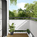 Balkongskjerm hvit 75x800 cm 100% polyester oxford vidaXL