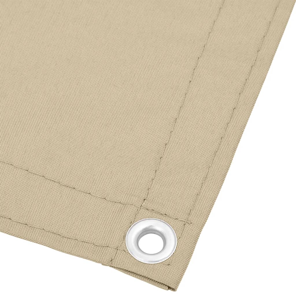 Balkongskjerm beige 75x800 cm 100% polyester oxford