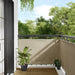 Balkongskjerm beige 90x800 cm 100% polyester oxford