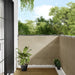 Balkongskjerm beige 120x800 cm 100% polyester oxford vidaXL