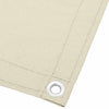 Balkongskjerm kremhvit 120x700 cm 100% polyester oxford