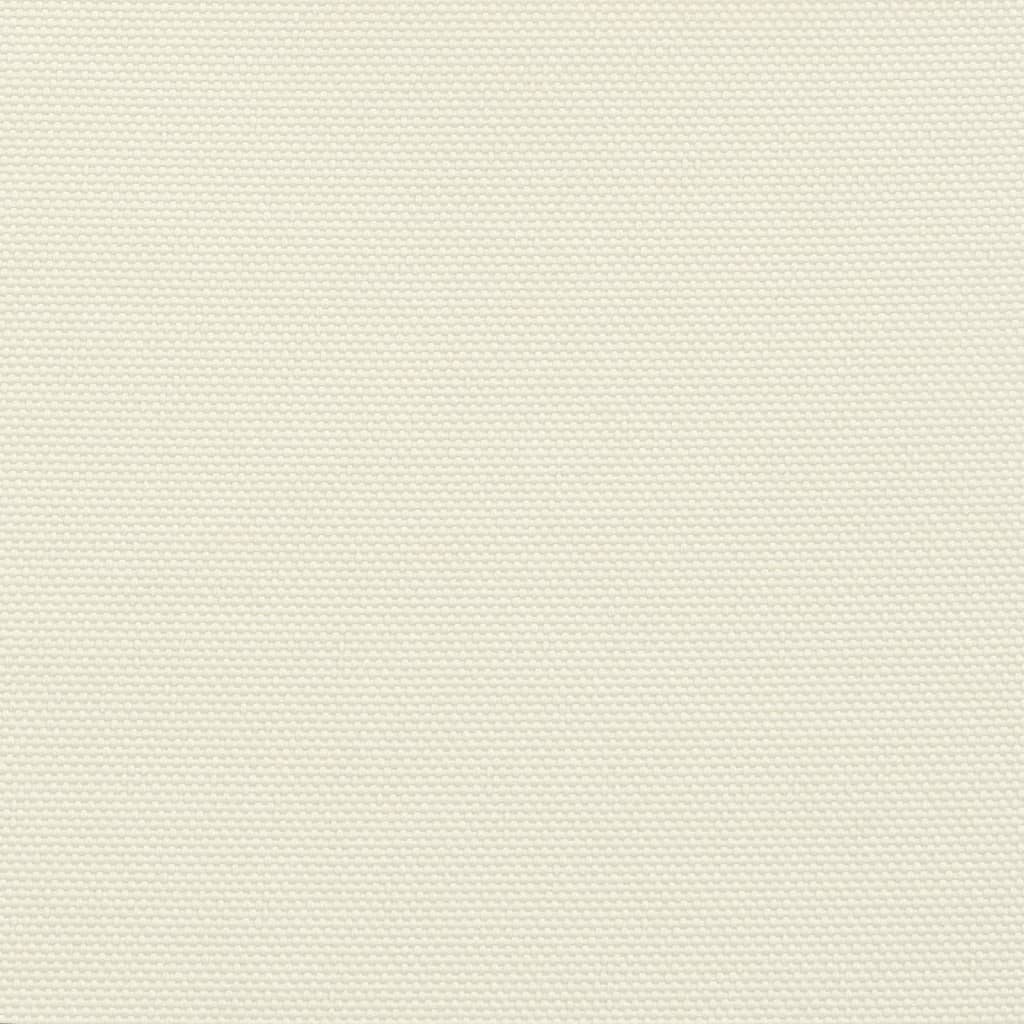 Balkongskjerm kremhvit 120x700 cm 100% polyester oxford