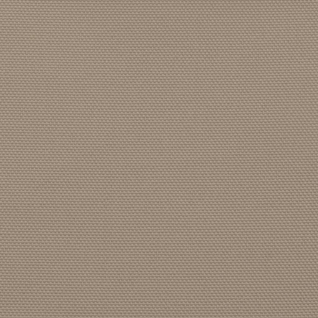Balkongskjerm gråbrun 120x1000 cm 100% polyester oxford