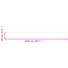 Balkongskjerm brun 90x1000 cm 100% polyester oxford