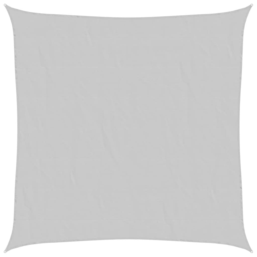 Solseil lysegrå 4,5x4,5 m 100% polyester oxford vidaXL