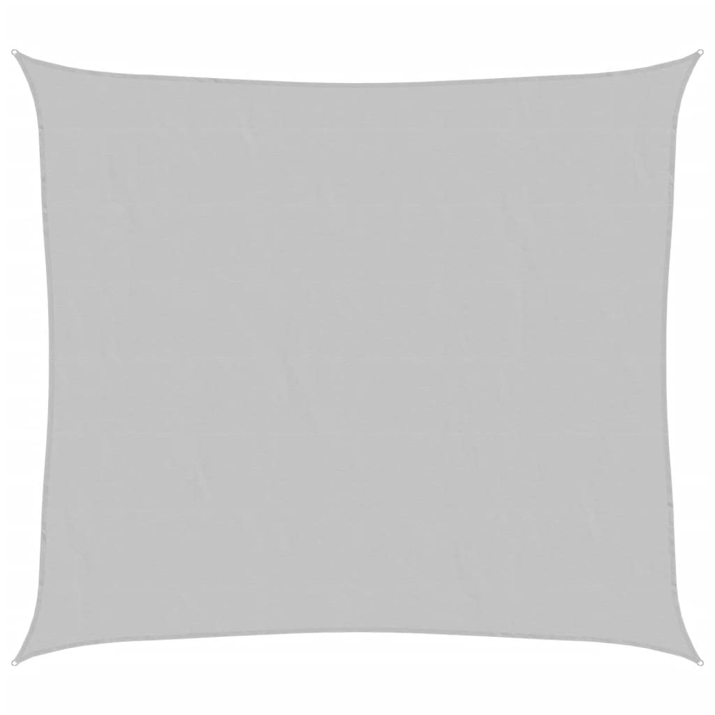 Solseil lysegrå 3x2,5 m 100% polyester oxford vidaXL