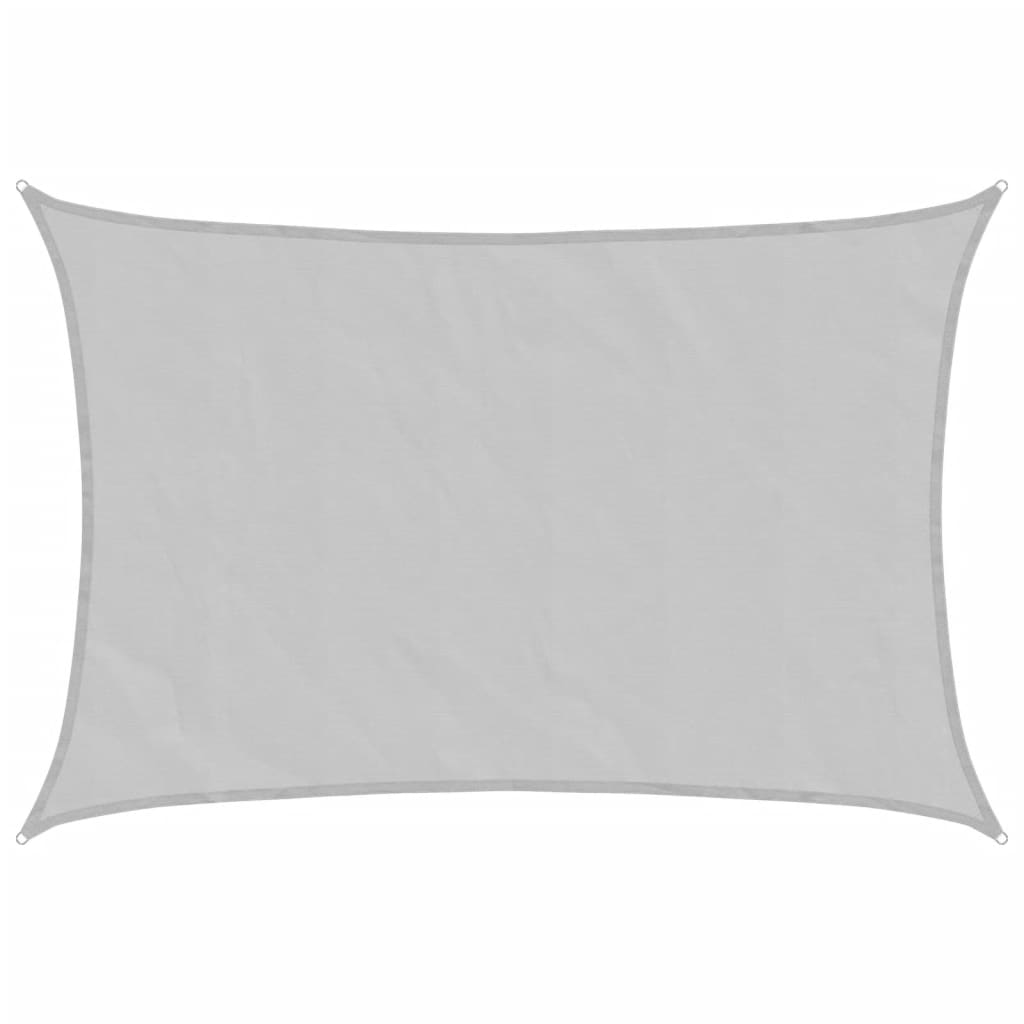 Solseil lysegrå 7x6 m 100% polyester oxford vidaXL