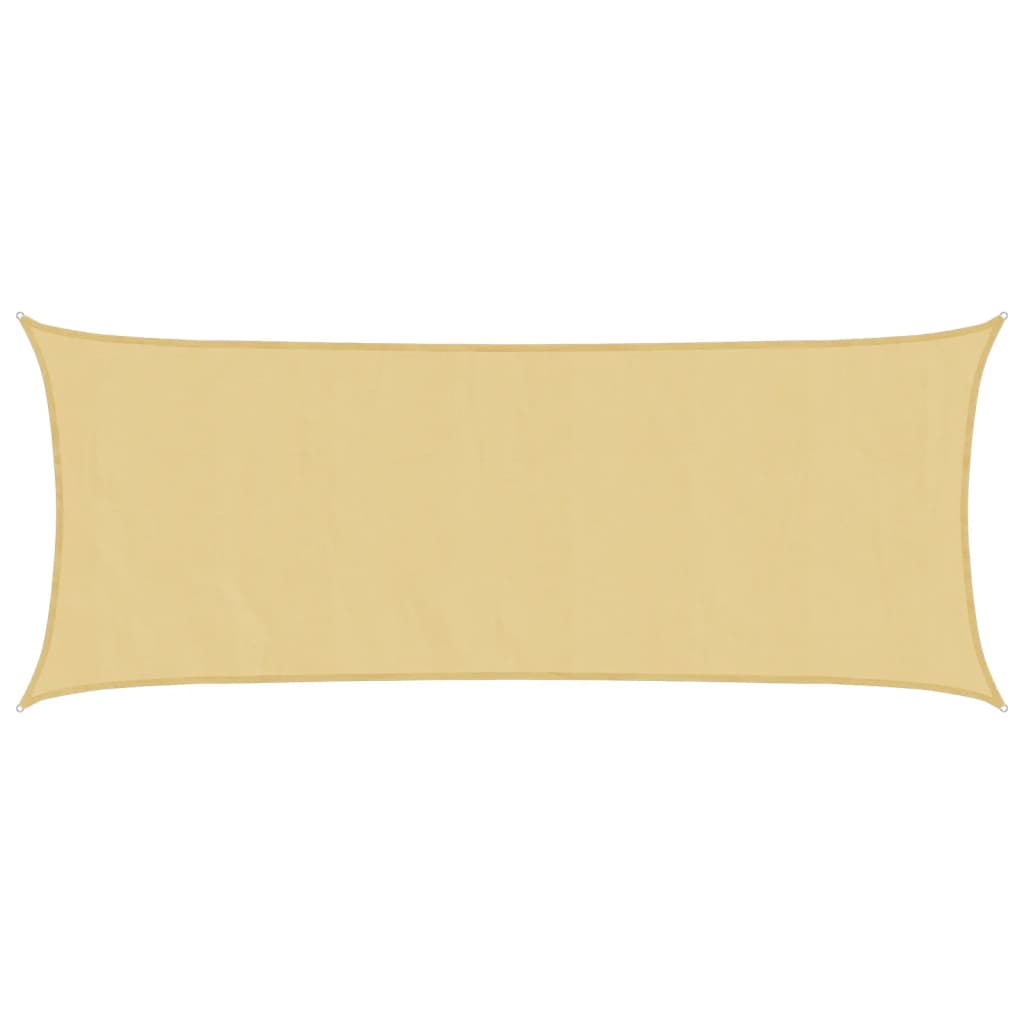 Solseil sand 4,5x2 m 100% polyester oxford vidaXL