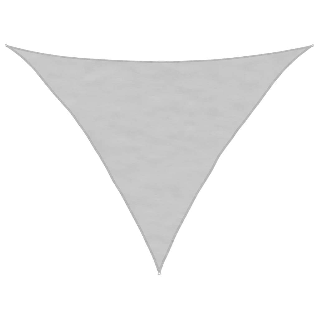 Solseil lysegrå 3x3x4,24 m 100% polyester oxford