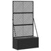 Hage Espalier Planter Svart 70 x 30 x 135 cm Metall