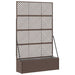 Hage Espalier Planter Brun 105 x 30 x 170 cm Metall