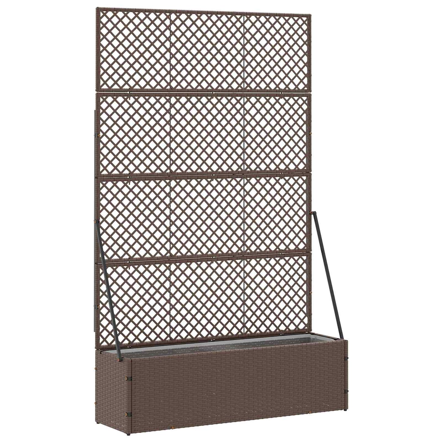 Hage Espalier Planter Brun 105 x 30 x 170 cm Metall