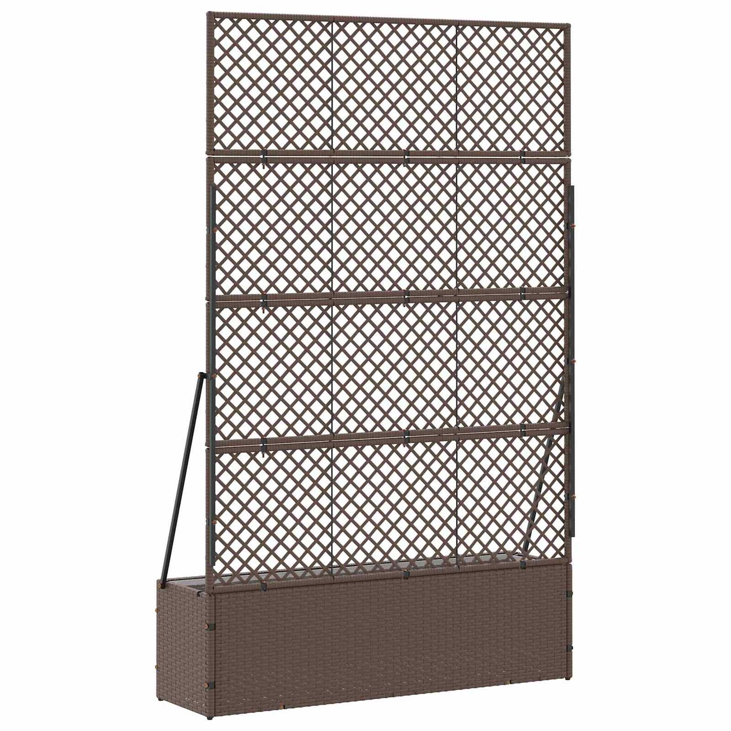 Hage Espalier Planter Brun 105 x 30 x 170 cm Metall