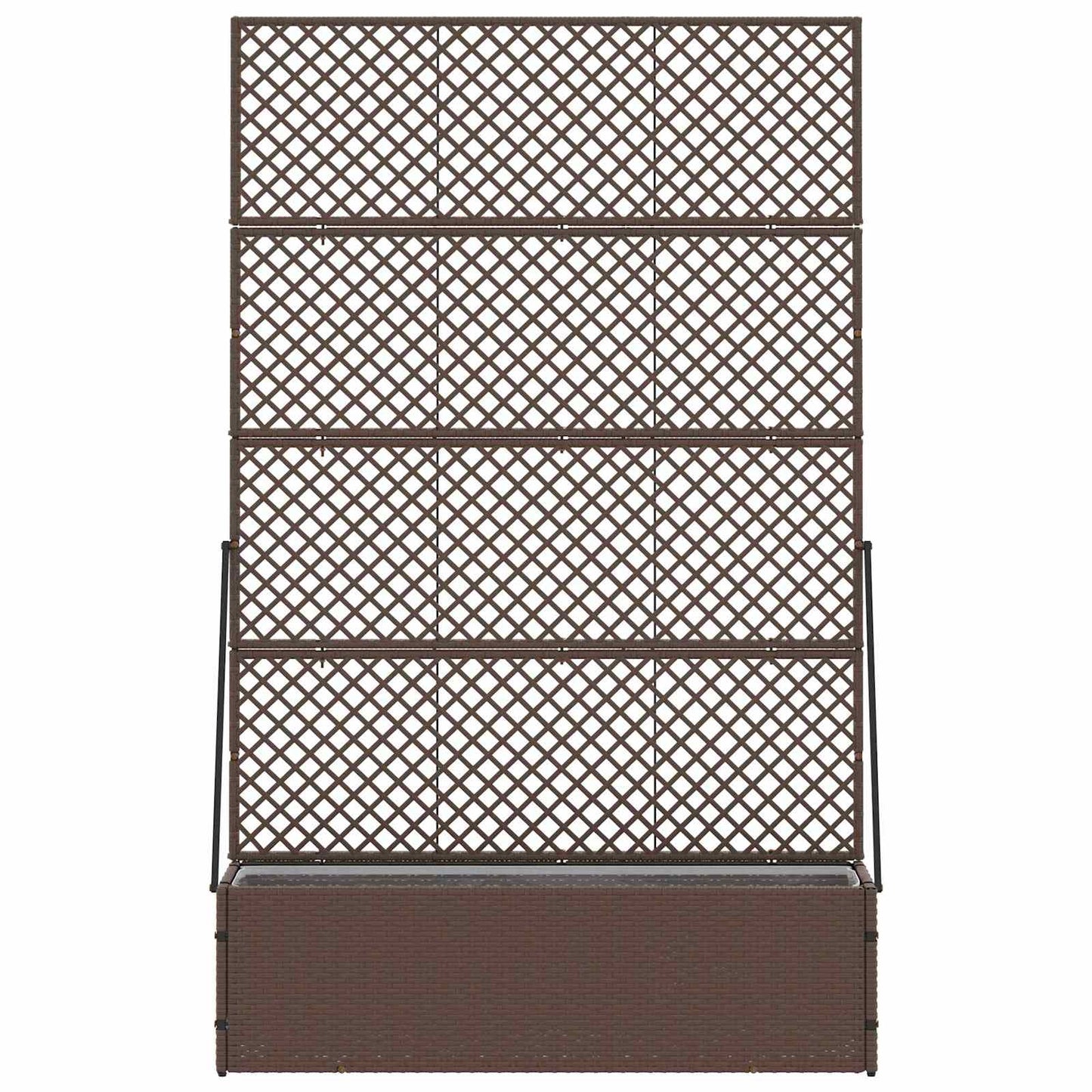 Hage Espalier Planter Brun 105 x 30 x 170 cm Metall