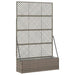 Hage Espalier Planter Grå 105 x 30 x 170 cm Metall