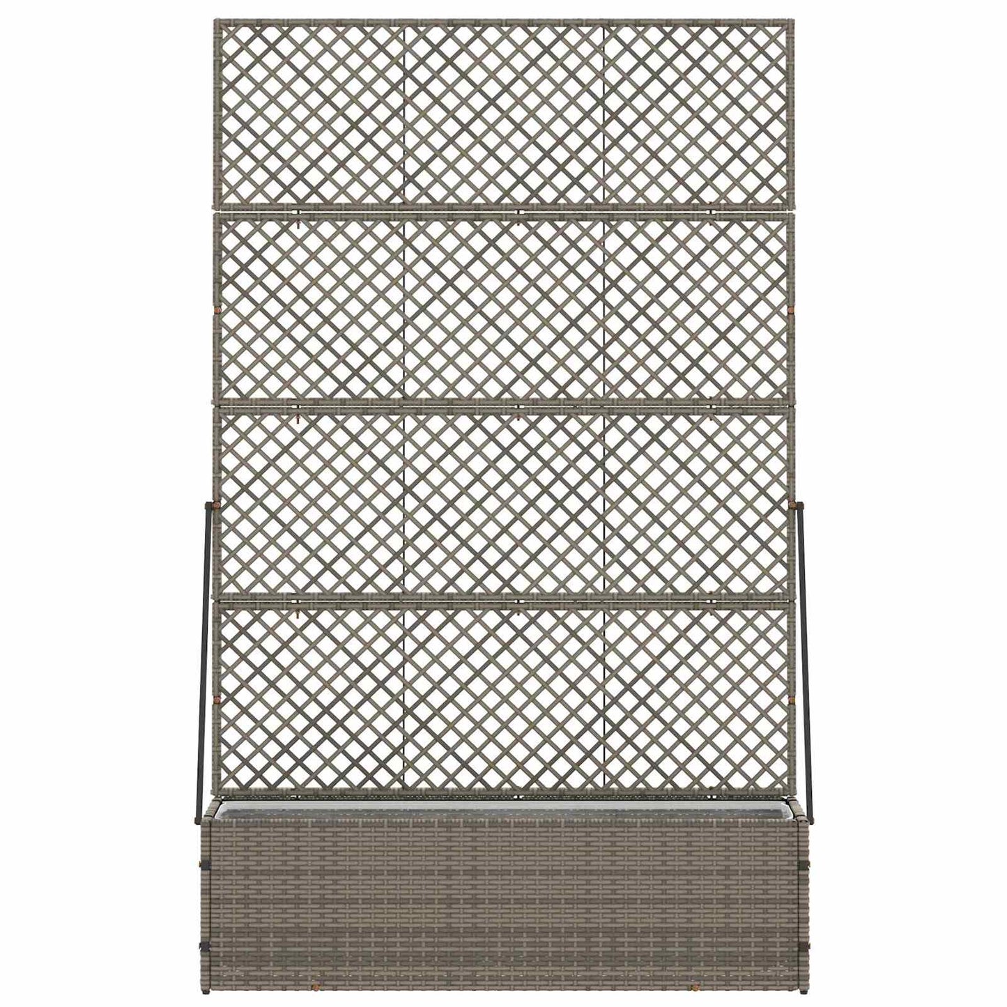 Hage Espalier Planter Grå 105 x 30 x 170 cm Metall