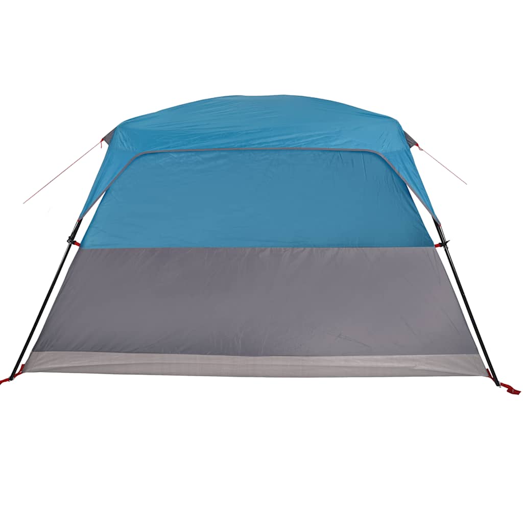 Campingtelt 4 personer blå vanntett