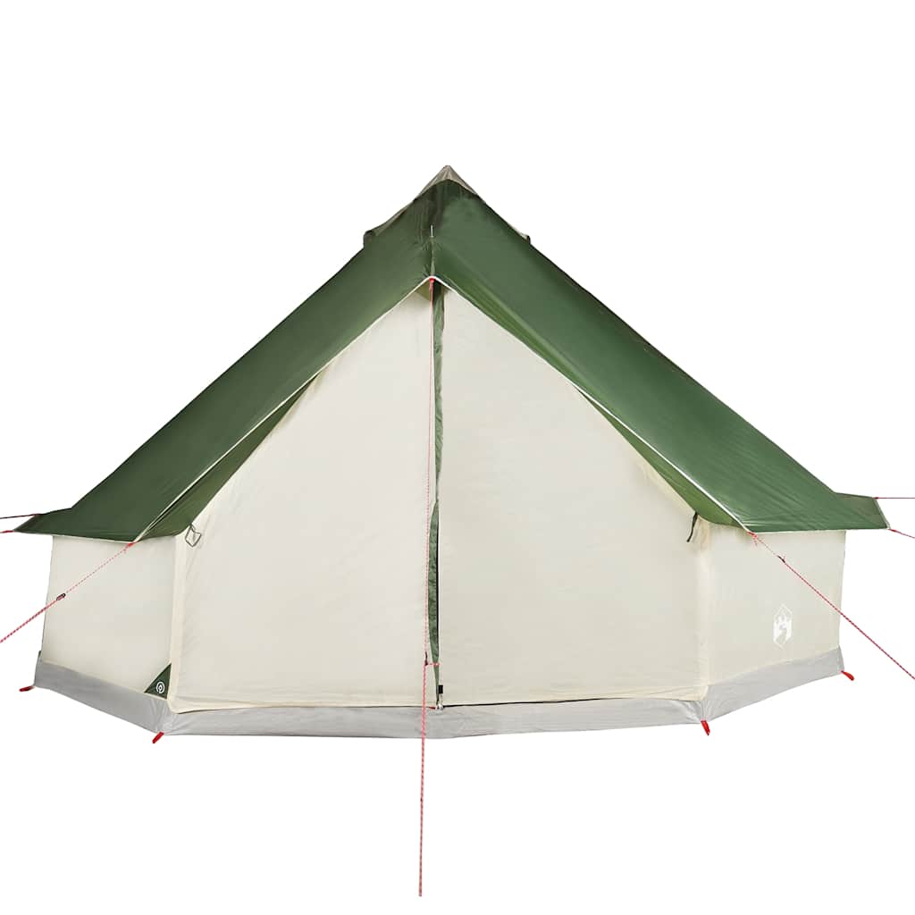 Tipi-telt for camping 6 personer grønn vanntett