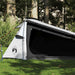 Tunneltelt for camping 2 personer hvit blendingsstoff vanntett