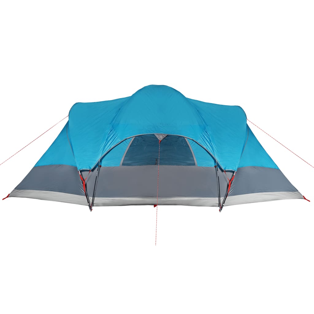 Familietelt tipi for 8 personer blå vanntett