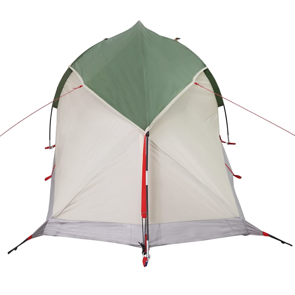 Kuppeltelt for camping 1 person grønn vanntett