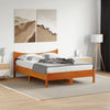 Sengeramme uten madrass brun 135x190 cm heltre furu