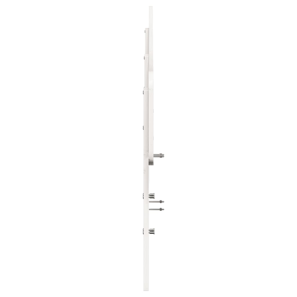 Hodegavl hvit 200 cm heltre furu