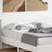 Hodegavl hvit 150 cm heltre furu