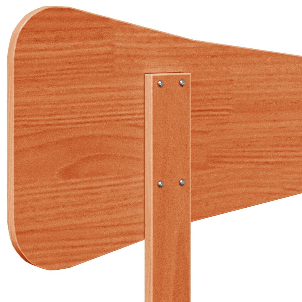Hodegavl voksbrun 150 cm heltre furu