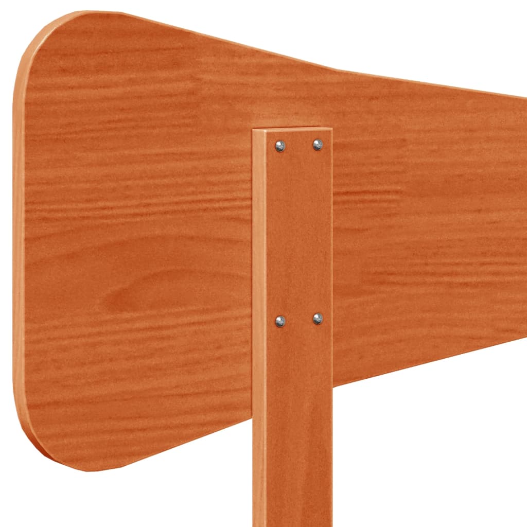 Hodegavl voksbrun 135 cm heltre furu